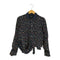 トリココムデギャルソン tricot COMME des GARCONS フラワーパターン レーヨン 丸襟 ラウンドカラー 変形 シャツブラウス レディース JPN:M