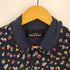 トリココムデギャルソン tricot COMME des GARCONS フラワーパターン レーヨン 丸襟 ラウンドカラー 変形 シャツブラウス レディース JPN:M