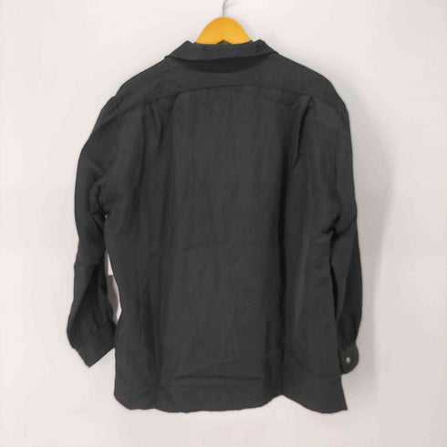 ワイズフォーメン Ys for men 90s-00s 赤ラベル オープンカラーナイロン長袖シャツ メンズ