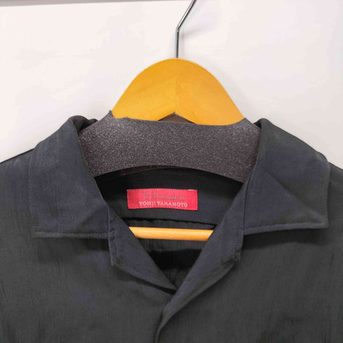 ワイズフォーメン Ys for men 90s-00s 赤ラベル オープンカラーナイロン長袖シャツ メンズ