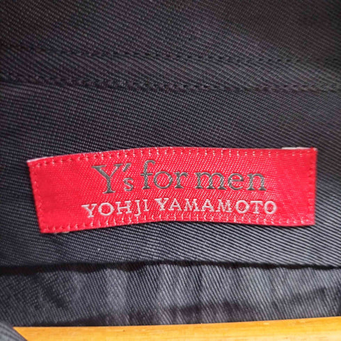 ワイズフォーメン Ys for men 90s-00s 赤ラベル オープンカラーナイロン長袖シャツ メンズ