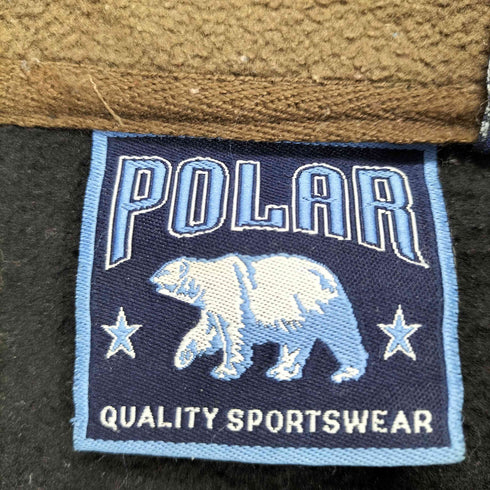 POLAR 切替フリースジップブルゾン メンズ 2X