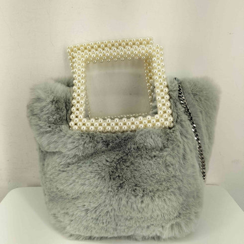 ザラ ZARA パールファーバック レディース