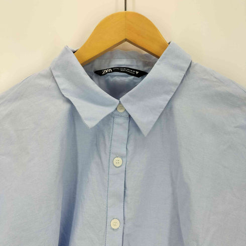 ザラ ZARA オーバーサイズ オックスフォードシャツ レディース JPN:46