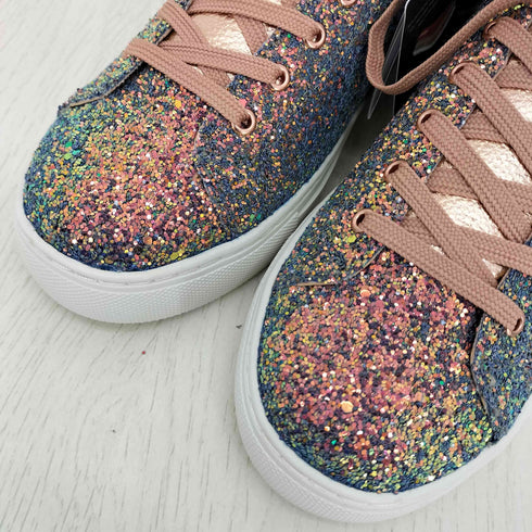 スケッチャーズ SKECHERS ラメ ローカットスニーカー レディース JPN:23.5