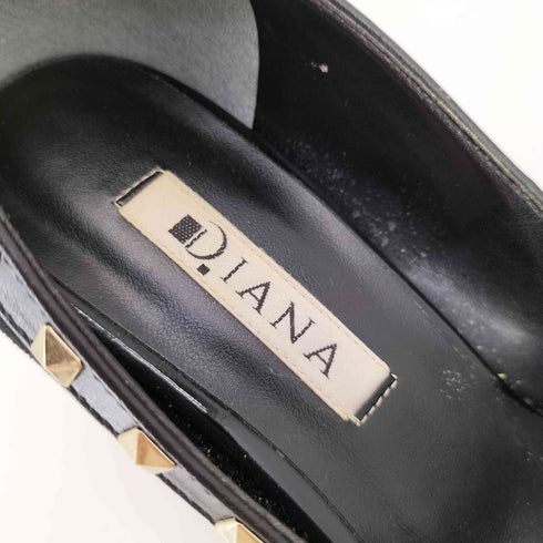 ダイアナ DIANA スタッズデザイン ヒールパンプス レディース 23