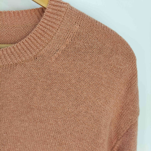 コムアーチ comm arch HAND FRAMED CO LINEN P/O コットンリネンプルオーバー ニット レディース
