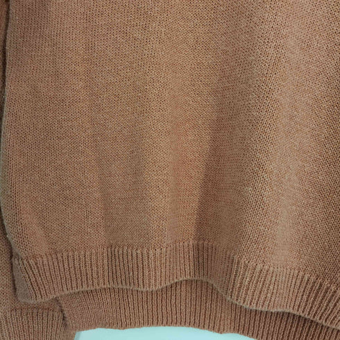 コムアーチ comm arch HAND FRAMED CO LINEN P/O コットンリネンプルオーバー ニット レディース