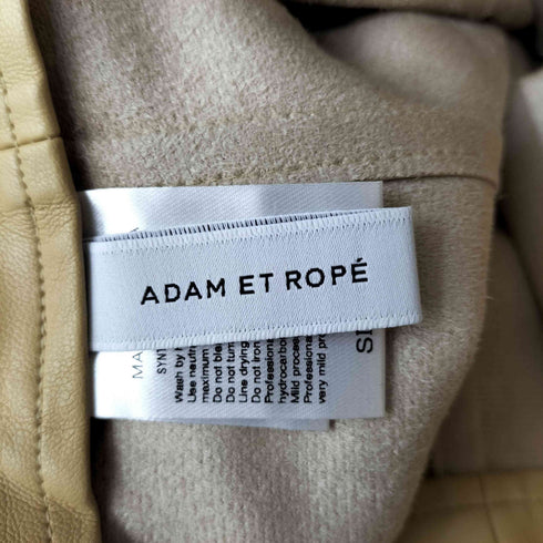 アダムエロペ Adam et Rope ジップフェイクレザースカート レディース JPN:38