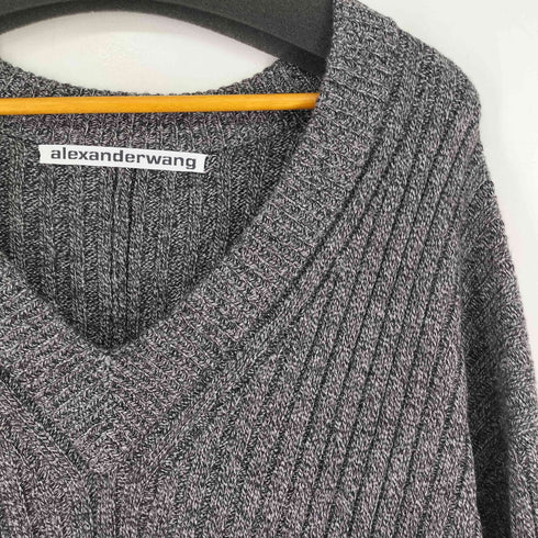 アレキサンダーワン Alexander Wang バックピンデザインVネックニット レディース JPN:S