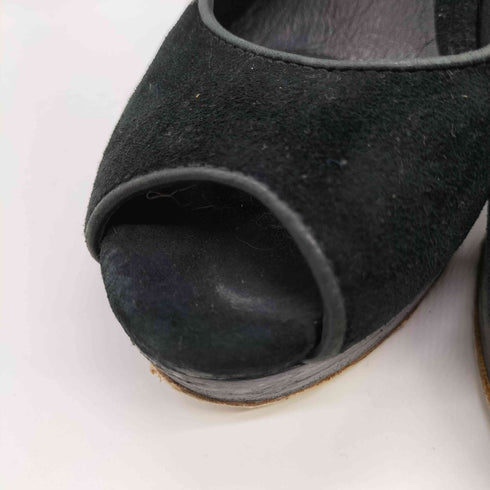 アグ UGG スウェード ハイヒール サンダル レディース JPN:23.5