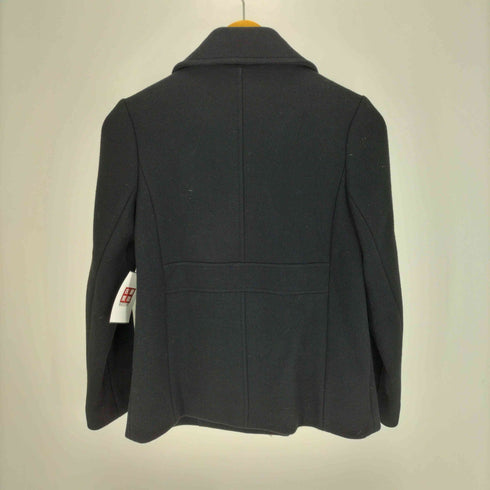 マッキントッシュフィロソフィー MACKINTOSH PHILOSOPHY 裏地ストライプ ウール ショート ピーコート レディース JPN:36