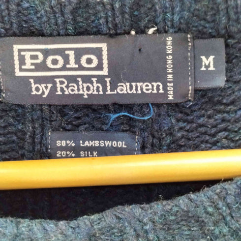 ポロバイラルフローレン Polo by RALPH LAUREN シルク混 ウールクルーネックニット メンズ JPN:M