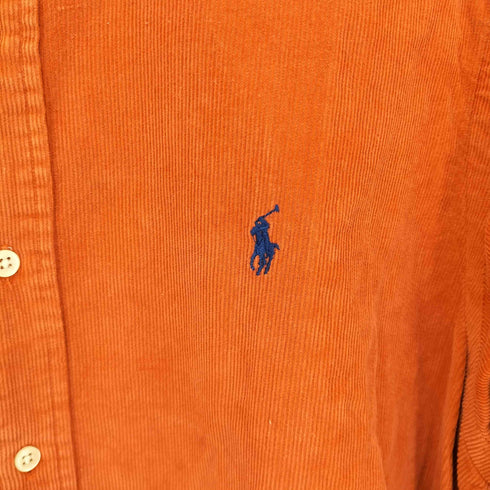 ラルフローレン RALPH LAUREN ポニー刺繍 コーデュロイ BD L/S シャツ メンズ JPN:XL