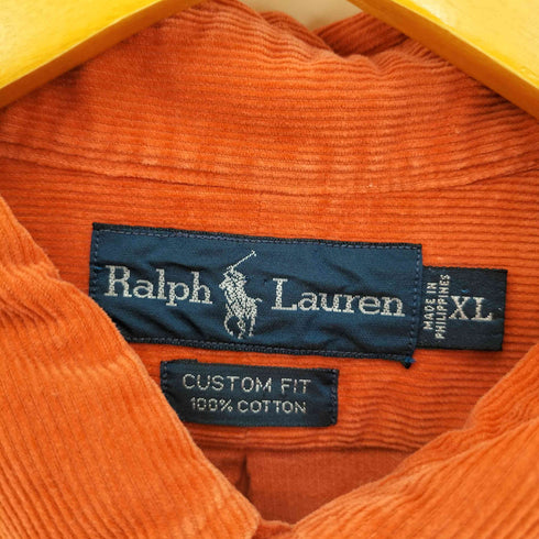 ラルフローレン RALPH LAUREN ポニー刺繍 コーデュロイ BD L/S シャツ メンズ JPN:XL