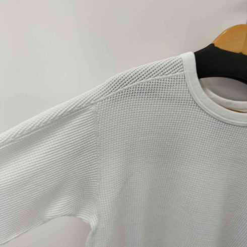 ノースフェイスパープルレーベル THE NORTH FACE PURPLE LABEL Thermal Field Long Sleeve Tee White L/Sサーマルカットソー メンズ JPN:XL