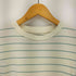 スティーブンアラン Steven Alan LIGHT HI-DENS BORDER CREW NECK TEE-BOX メンズ JPN:L