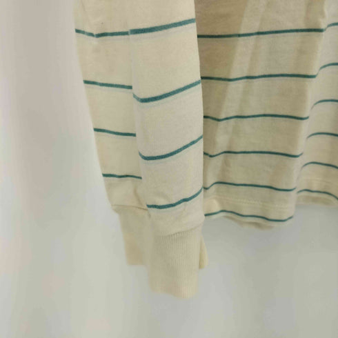 スティーブンアラン Steven Alan LIGHT HI-DENS BORDER CREW NECK TEE-BOX メンズ JPN:L