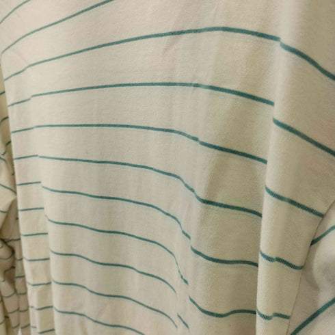 スティーブンアラン Steven Alan LIGHT HI-DENS BORDER CREW NECK TEE-BOX メンズ JPN:L