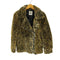 ユニフ UNIF レオパード ダブルライダース ボアフリース ジャケット レディース import:XS