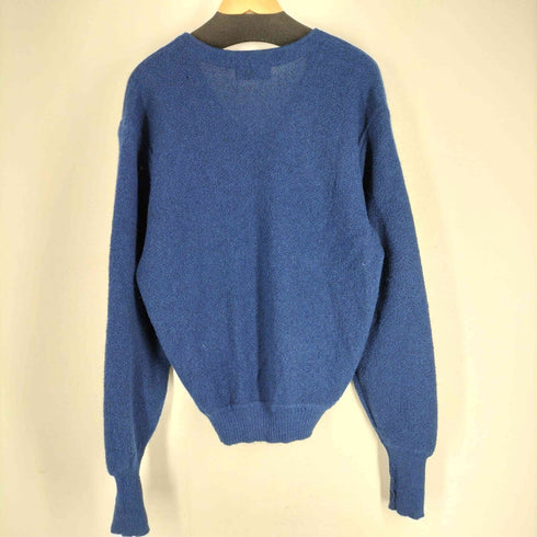 マンシングウェア GRANDSLAM MUNSINGWEAR CLASSIC アルパカ80% ロゴ刺繍 Vネックニット パイル メンズ JPN:M