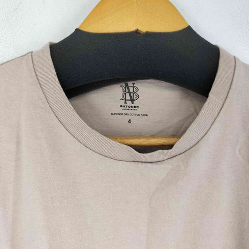 バトナー BATONER PACK T-SHIRT DEGREASE COTTON クルーネックTシャツ メンズ 4