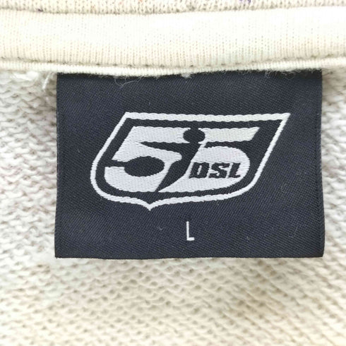 フィフティーファイブディーエスエル 55DSL スプラッターデザインジップアップパーカー メンズ JPN:L