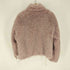 EZEK PROJECT Rabbit fur jacket ロゴ プレート スタンドカラー ラビットファー ジャケット レディース JPN:M