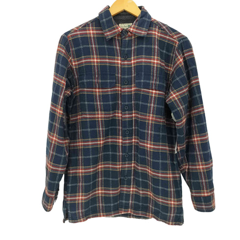 エルエルビーン L.L.Bean 裏地フリース フランネルシャツ メンズ import:XS