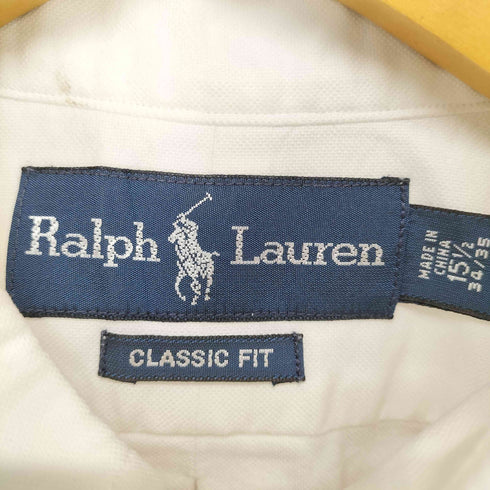 ラルフローレン RALPH LAUREN CLASSIC FIT 裾リメイク ショートシャツ メンズ 15 1/2