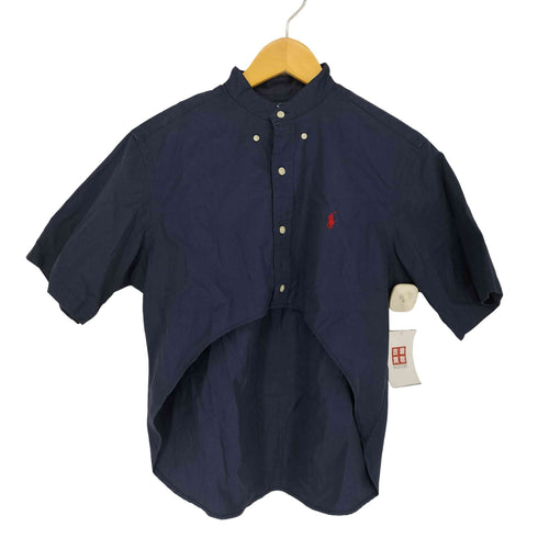 ラルフローレン RALPH LAUREN 裾ラウンドリメイク バンドカラーシャツ メンズ JPN:S