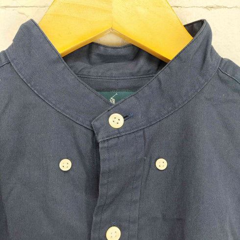 ラルフローレン RALPH LAUREN 裾ラウンドリメイク バンドカラーシャツ メンズ JPN:S