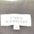 スタジオニコルソン STUDIO NICHOLSON ウールレーヨンラップスカート 巻きスカート レディース 0
