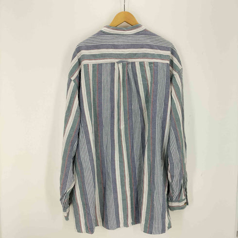 ポロバイラルフローレン Polo by RALPH LAUREN regent classic fit マルチストライプ バンドカラーシャツ メンズ JPN:XL