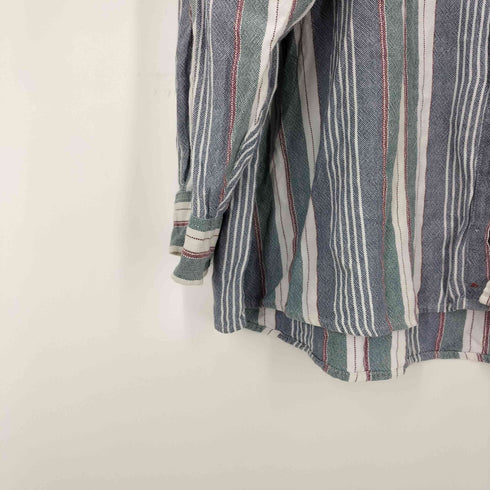 ポロバイラルフローレン Polo by RALPH LAUREN regent classic fit マルチストライプ バンドカラーシャツ メンズ JPN:XL