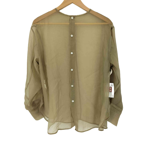 ユナイテッドアローズグリーンレーベルリラクシング UNITED ARROWS green label relaxing シアー ボートネック ブラウス レディース