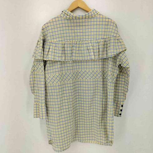 アカネウツノミヤ AKANE UTSUNOMIYA フリルチェック柄シャツ レディース JPN:36