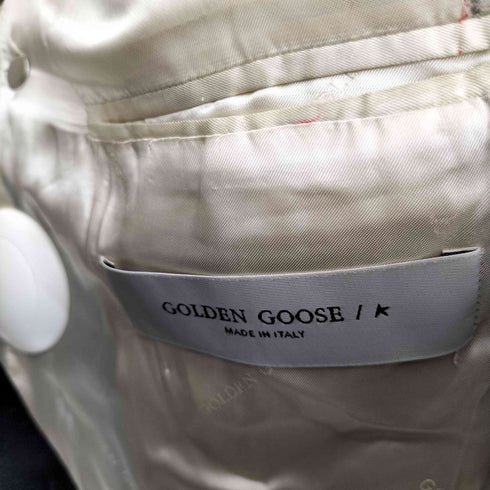 ゴールデングース GOLDEN GOOSE ダブルブレストブレザー ダークブルー メンズ EUR:46