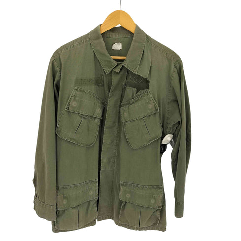 ユーエスアーミー U.S. ARMY 60S 68年製 リップストップ ジャングルファティーグジャケット メンズ MEDIUM REGULAR