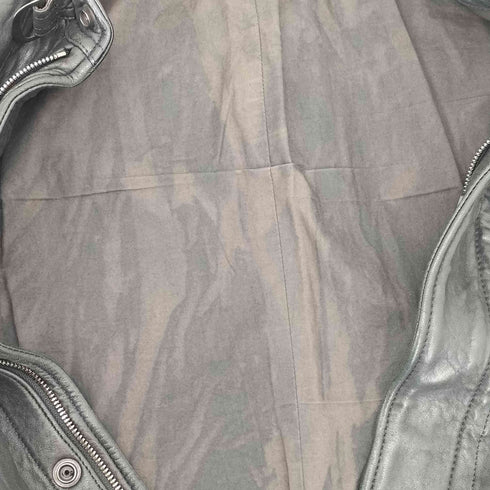 セブンユリウス _7 JULIUS 2008AW シープレザー ガスマスク レザー シングルライダースジャケット メンズ JPN:1
