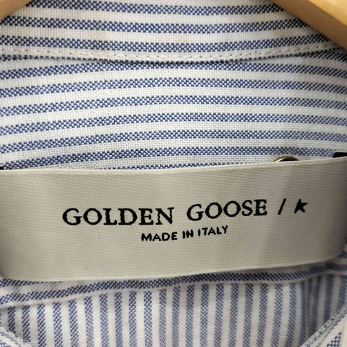 ゴールデングース GOLDEN GOOSE ナローストライプ L/S BD シャツ メンズ import:S