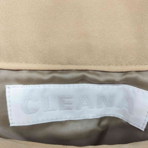 CLEANA 立体総柄 サテンプリーツスカート レディース JPN:1
