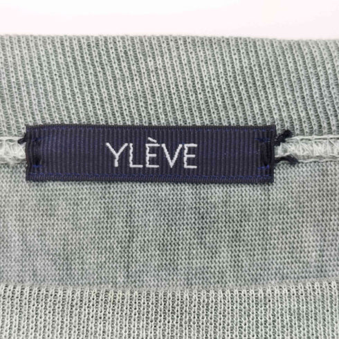 イレーヴ YLEVE ピグメントダイコットンジャージーフットボールTシャツ メンズ JPN:4