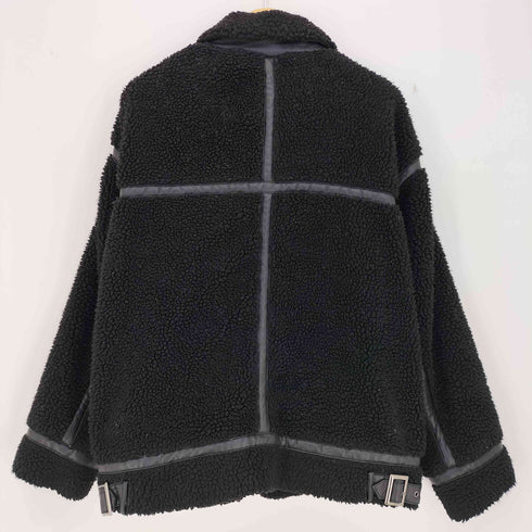 エマクローズ EMMA CLOTHES オーバーサイズレザーパイピングB3ボアジャケット メンズ FREE