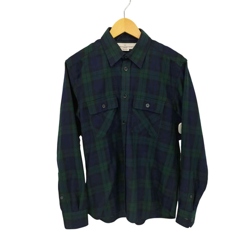 ゴールデン グースデラックスブランド golden goose deluxe brand イタリア製 フラップポケット ブラックウォッチ L/S シャツ メンズ JPN:XS
