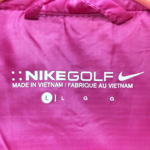 ナイキゴルフ NIKE GOLF スウッシュ刺繍 ダブルジップ 中綿ジャケット レディース import:L