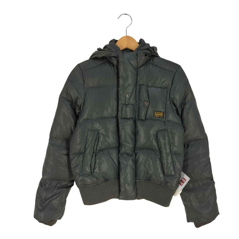 ジースターロー G-STAR RAW GOOSE BOMBER フーデッド ダウンジャケット レディース import:S