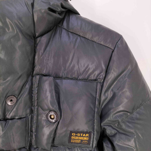 ジースターロー G-STAR RAW GOOSE BOMBER フーデッド ダウンジャケット レディース import:S