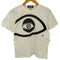ブラックコムデギャルソン BLACK COMME des GARCONS フロントプリントクルーネックTシャツ レディース M