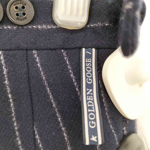 ゴールデン グースデラックスブランド golden goose deluxe brand MADE IN ITALY ウールポリピンストライプスラックス メンズ EUR:46